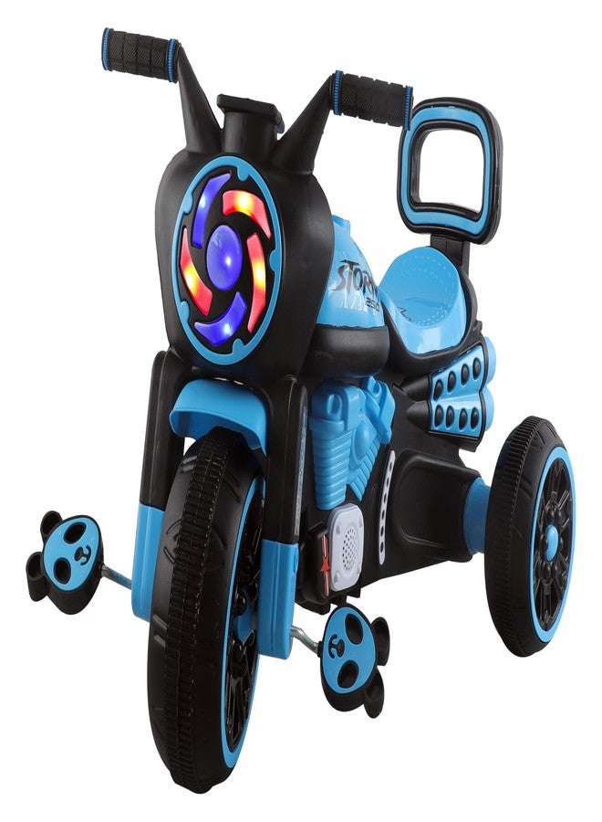 Joyride Storm 250 Bike Pedal Tricycles for Kids 1 to 4 Years| Kids Cycle with Musical Horn, LED Lights,Durbale EVA Wheels | Fun Outdoor Cycle for Kids for 2 Years | 4 Colors (Blue) - Image 1